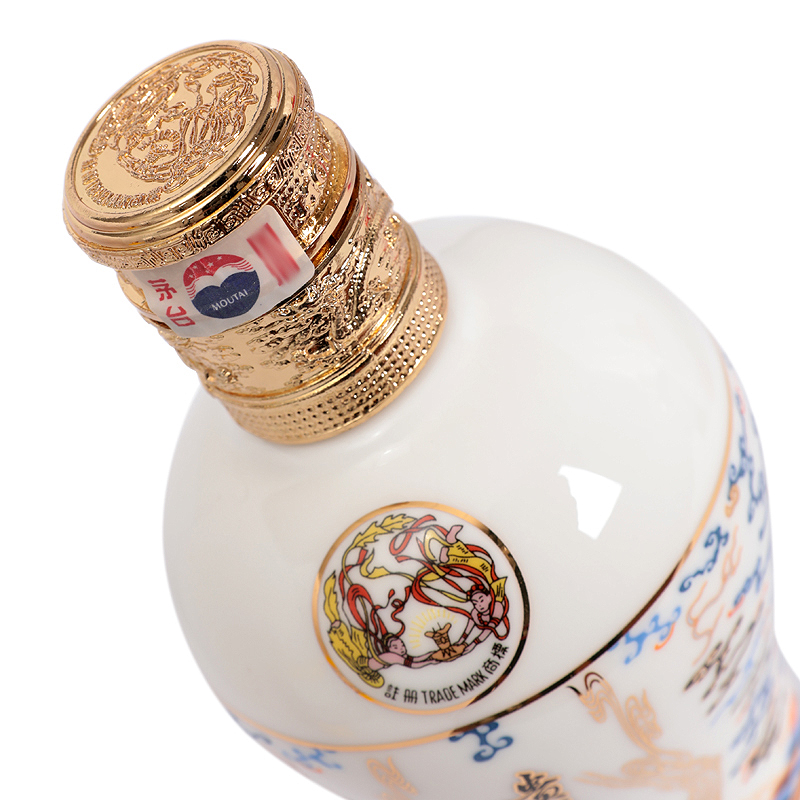 贵州茅台酒53度 中信金陵 月白风清白茅台53度500ml白酒(新老包装随机