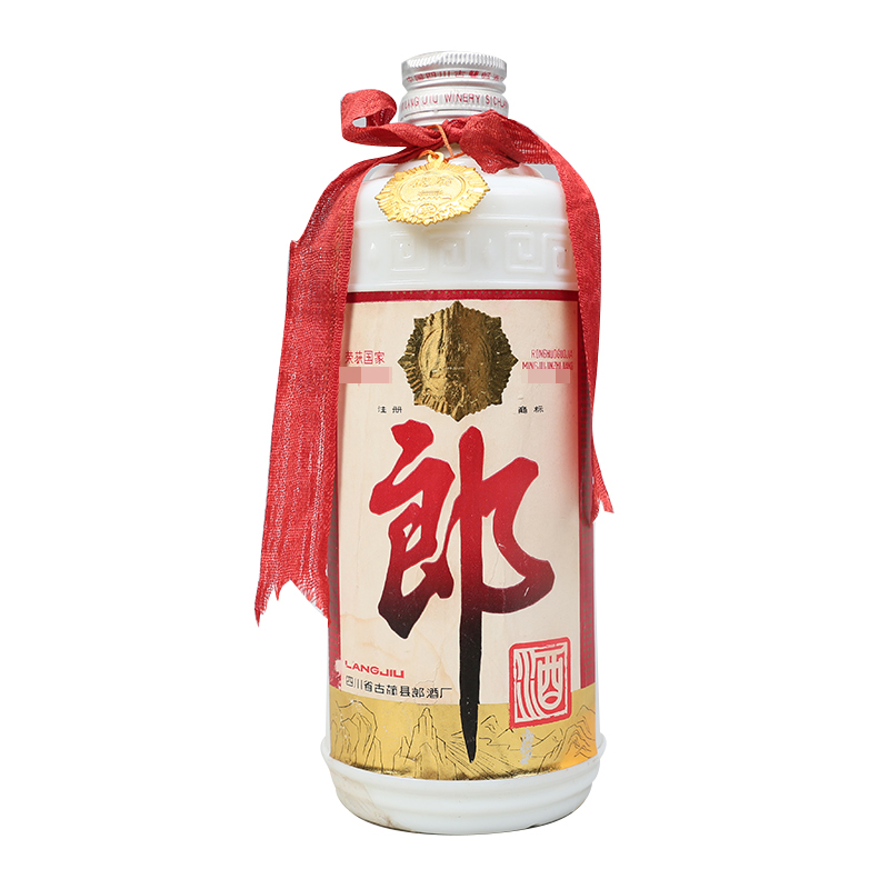 【郎酒老酒】郎酒（铁盖）陈年老酒1987年53度540ml*1酱香型礼赠白酒（酒线高 克重佳 品相可确认）