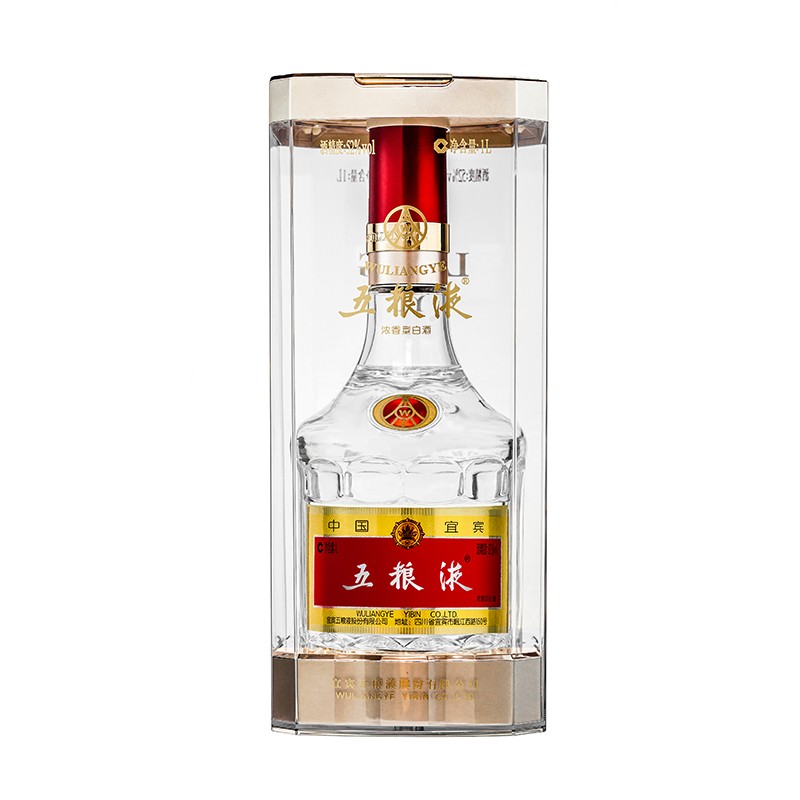 五粮液 普五第八代 浓香型白酒 52度 1000ml*1单瓶装