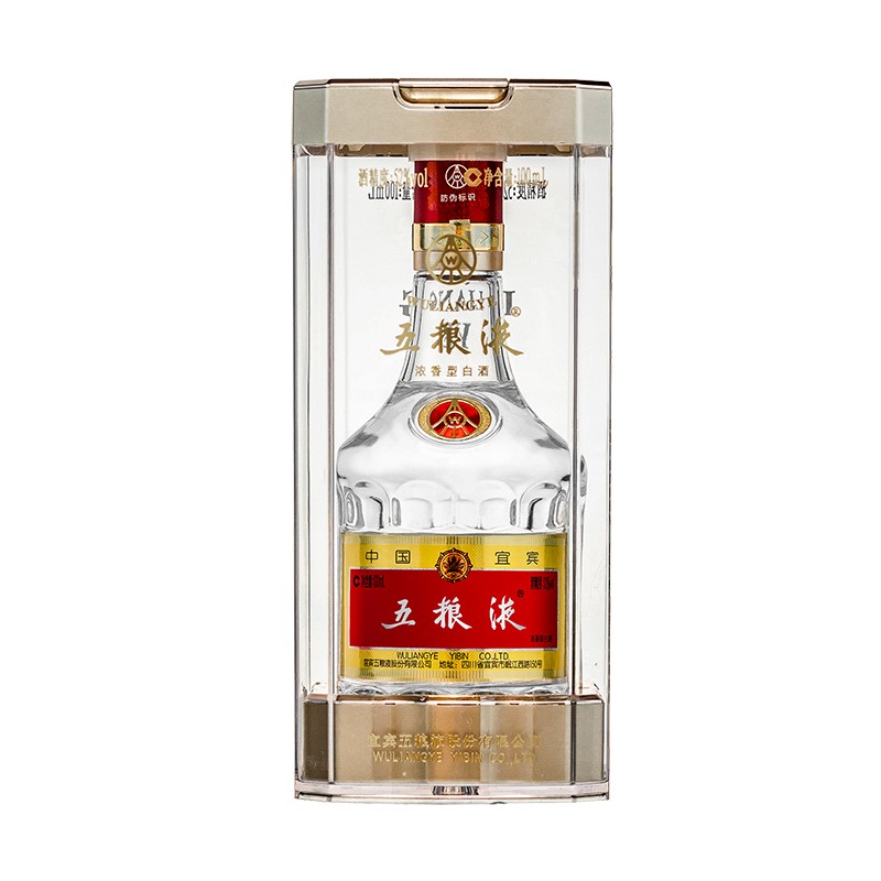 五粮液 普五第八代 浓香型白酒 52度100ml*1 单瓶装